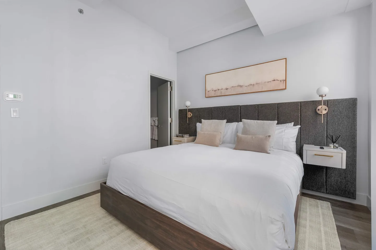 Bedroom — Grand 2 Bedroom with Massive Private Terrace — 17John, Financial District