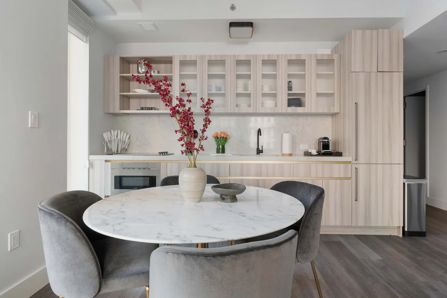 Kitchen — Grand 2 Bedroom with Massive Private Terrace — 17John, Financial District