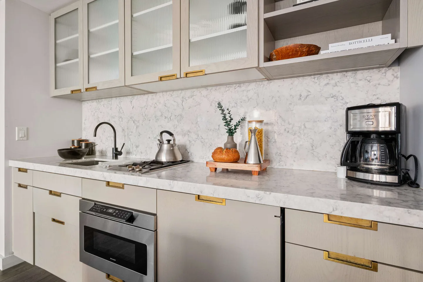 Kitchen — Junior King Studio Apartment — 17John, Financial District