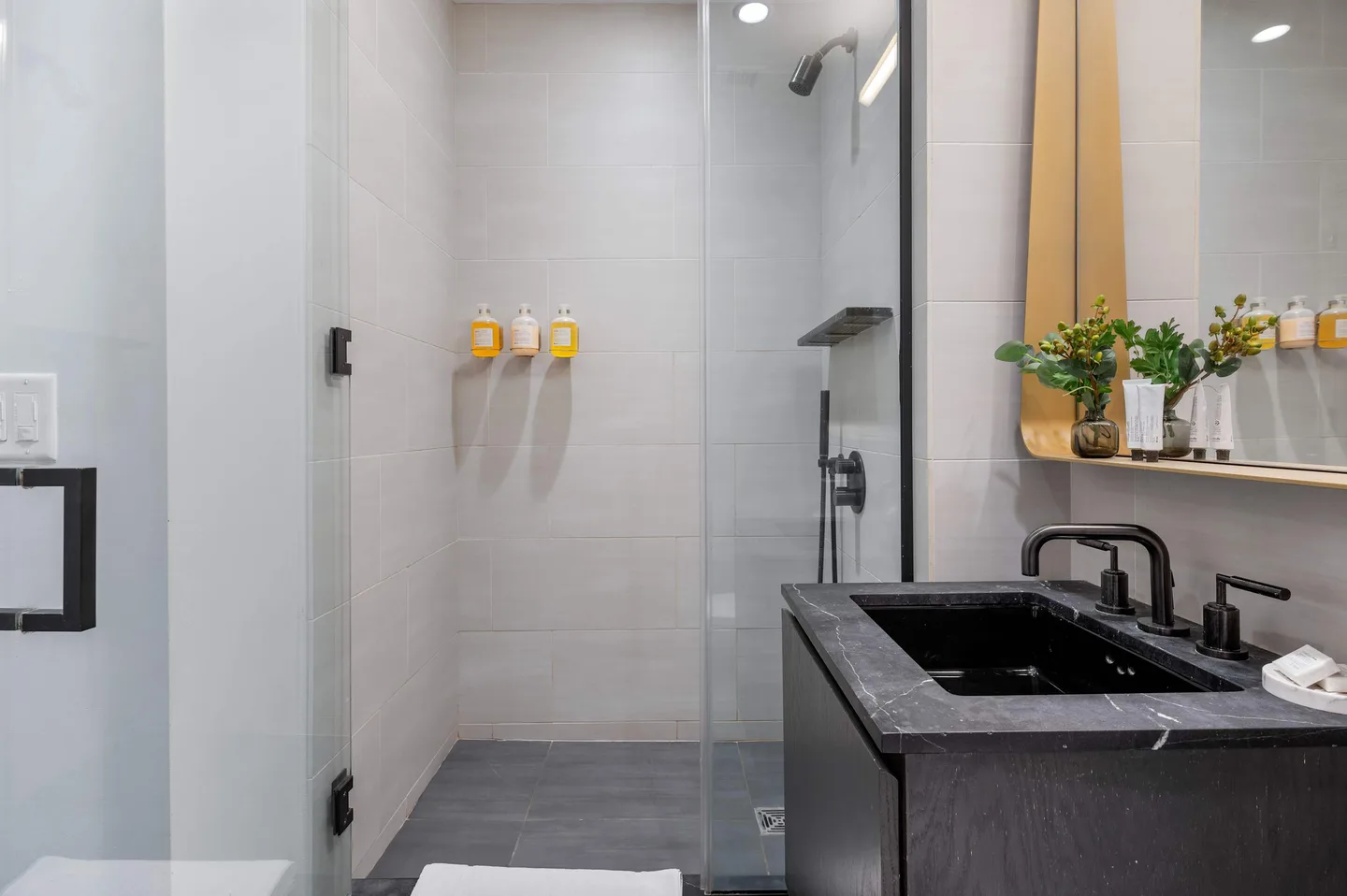 Bathroom — Junior King Studio Apartment — 17John, Financial District