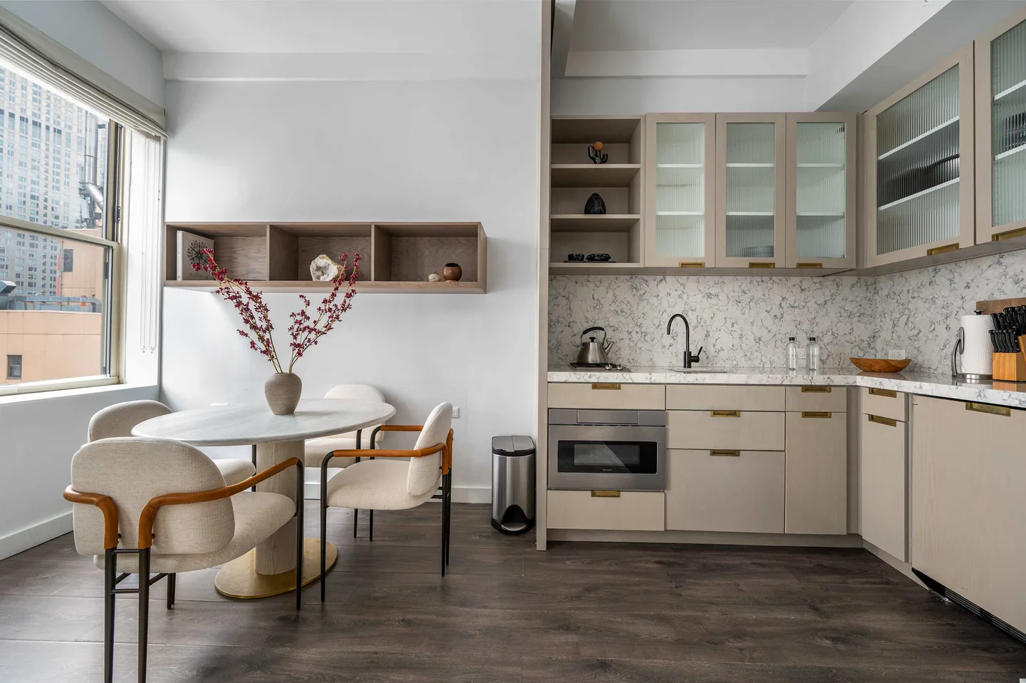 Kitchen — Luxury One Bedroom Apartment — 17John, Financial District