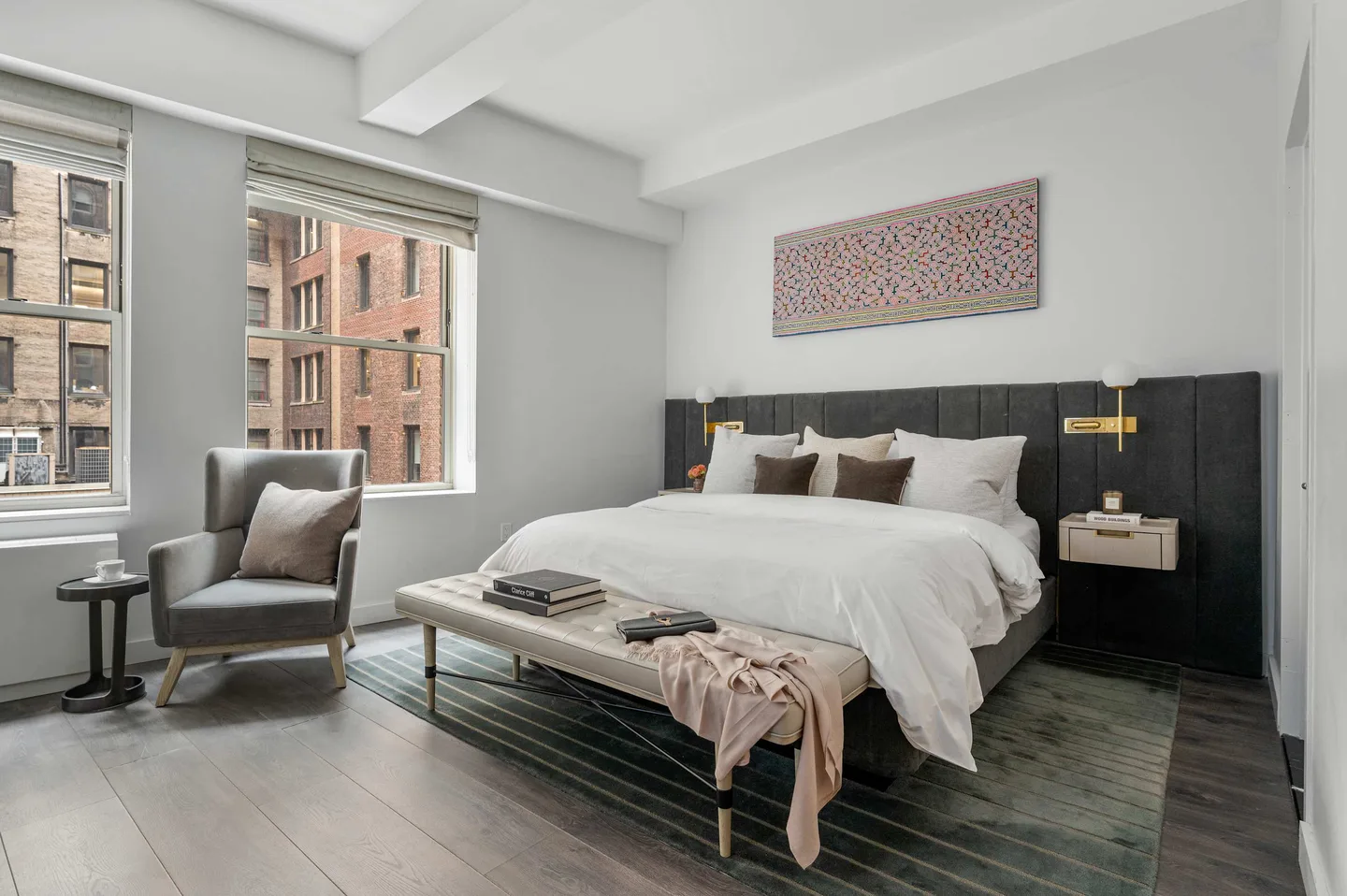 Bedroom — Presidential King Suite — 17John, Financial District