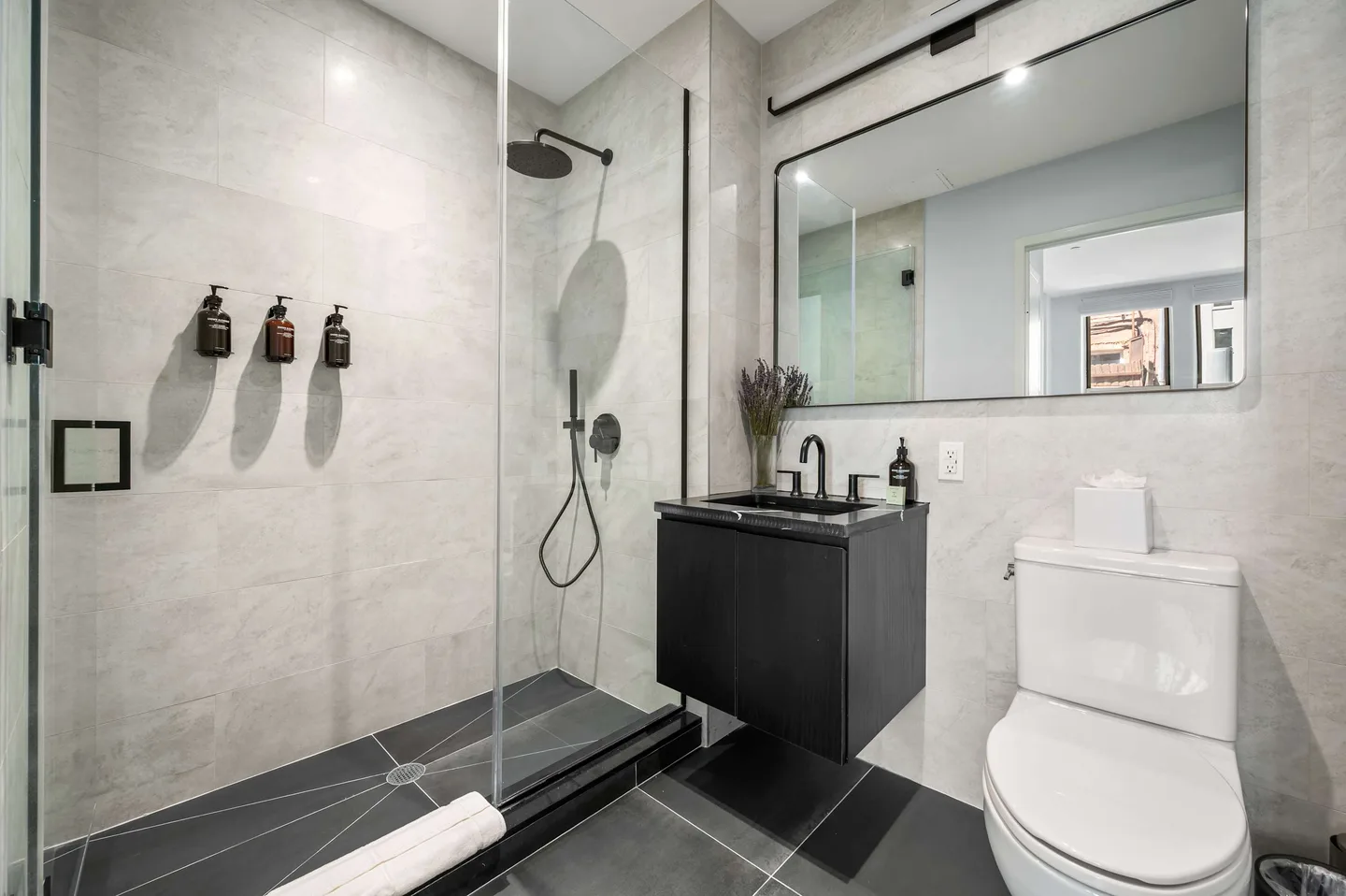 Bathroom — Superior 2 Bedroom Apartment — 17John, Financial District