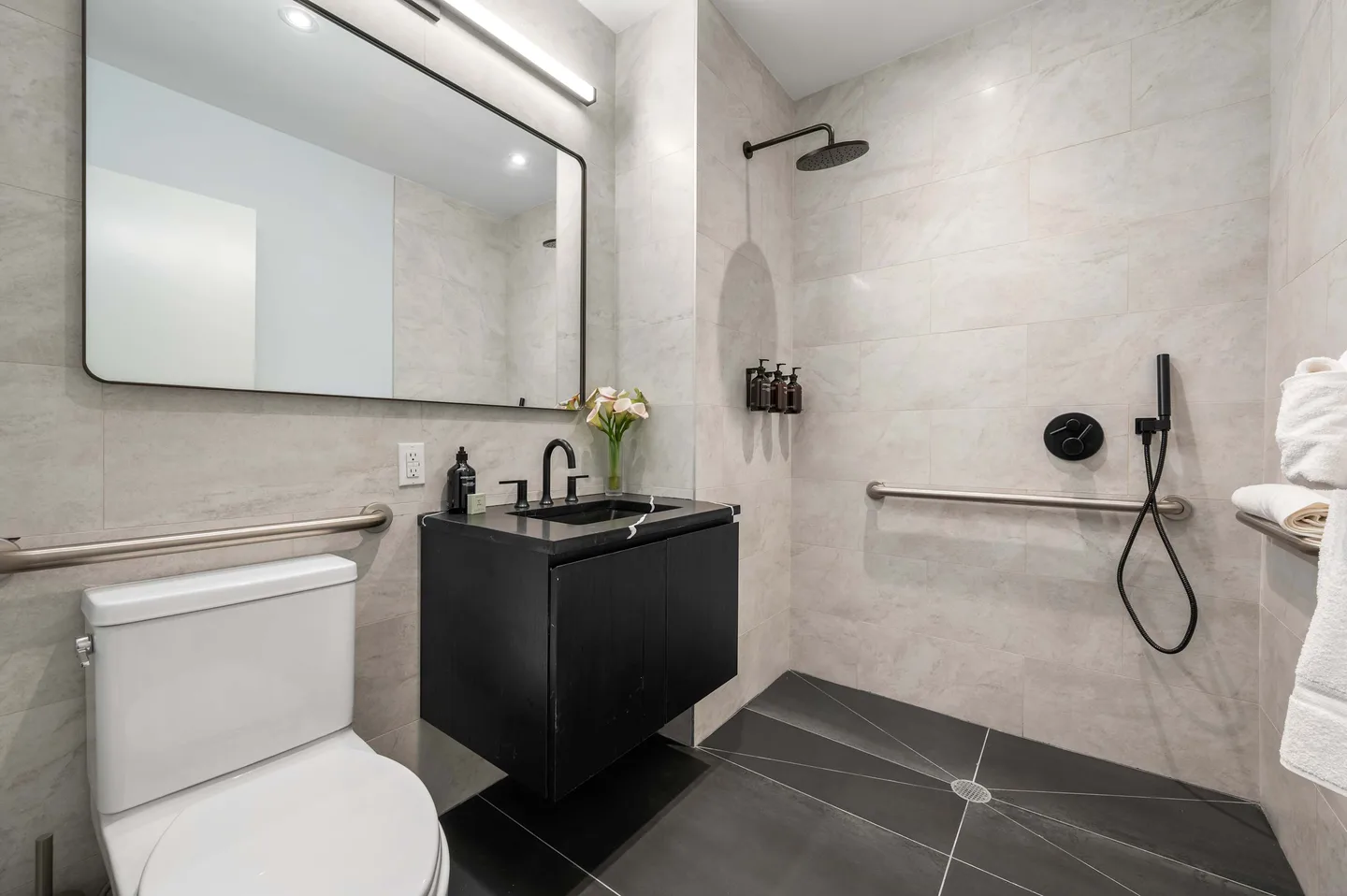 Bathroom 2 — Superior 2 Bedroom Apartment — 17John, Financial District
