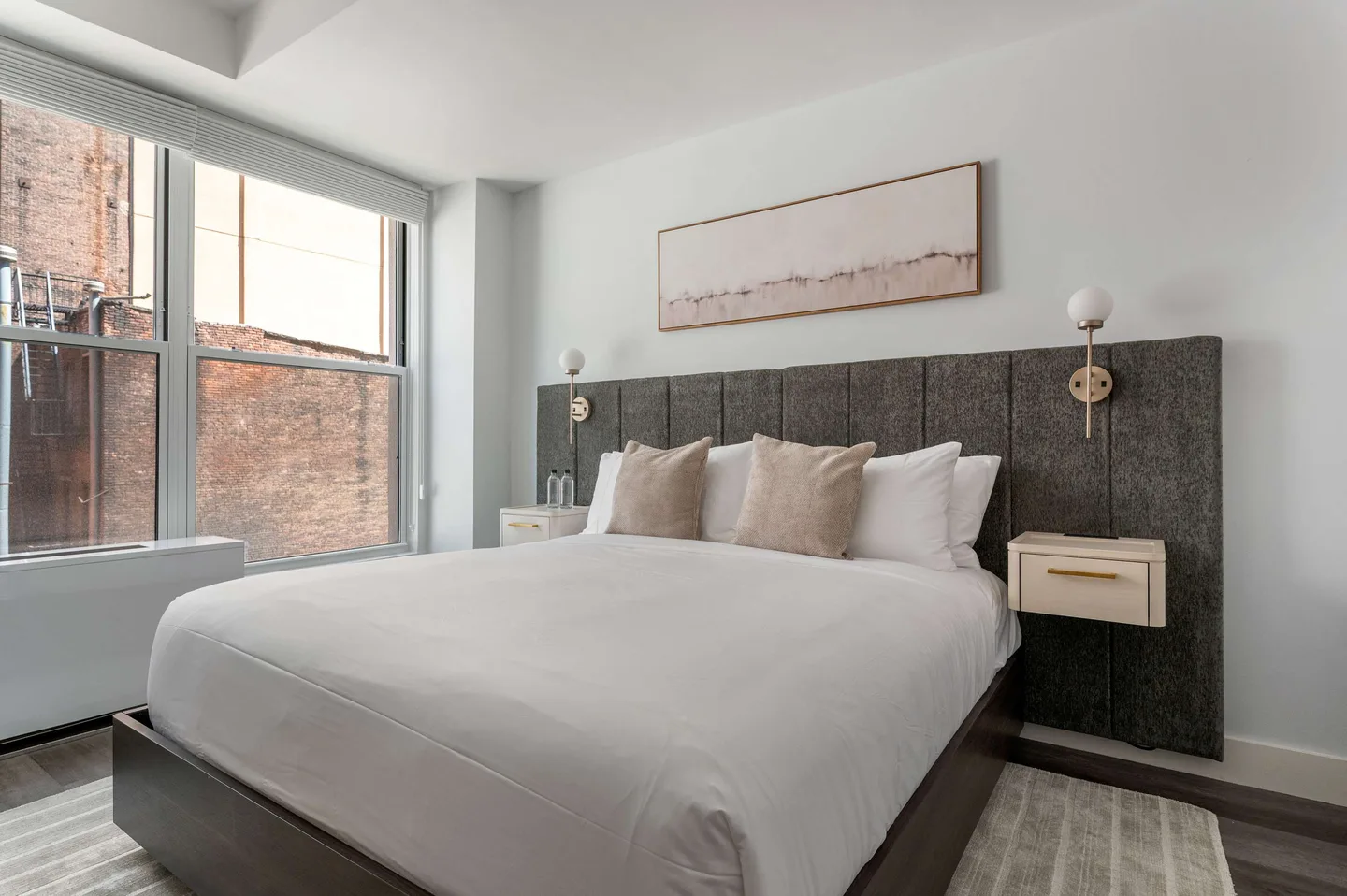 Bedroom — Signature 3 Bedroom with Private Terrace — 17John, Financial District