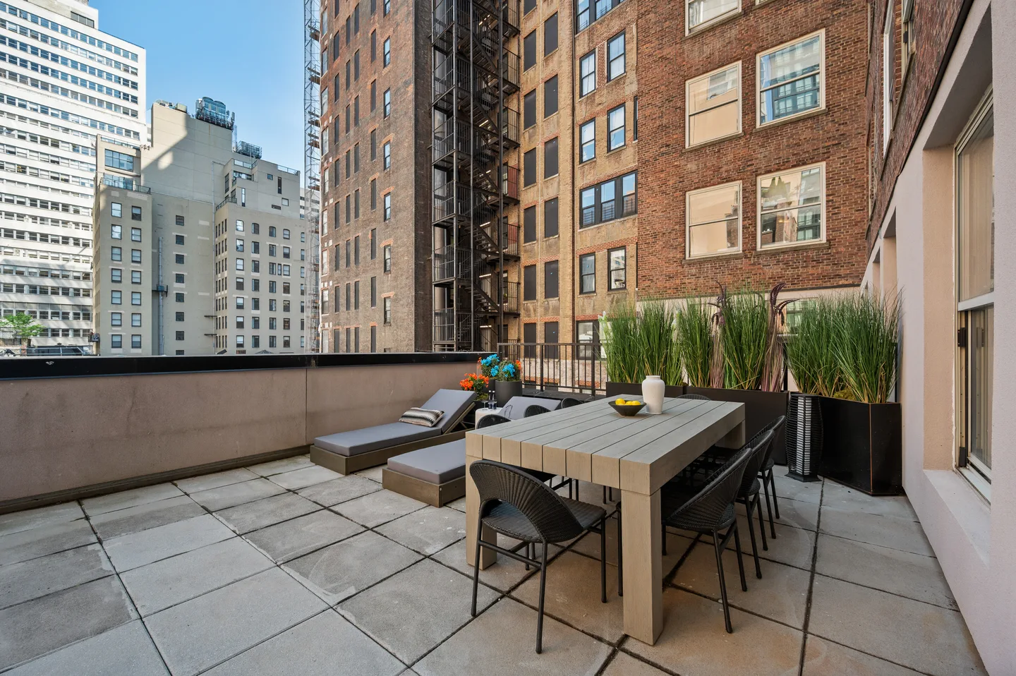 Private Terrace — Grand 2 Bedroom with Massive Private Terrace — 17John, Financial District